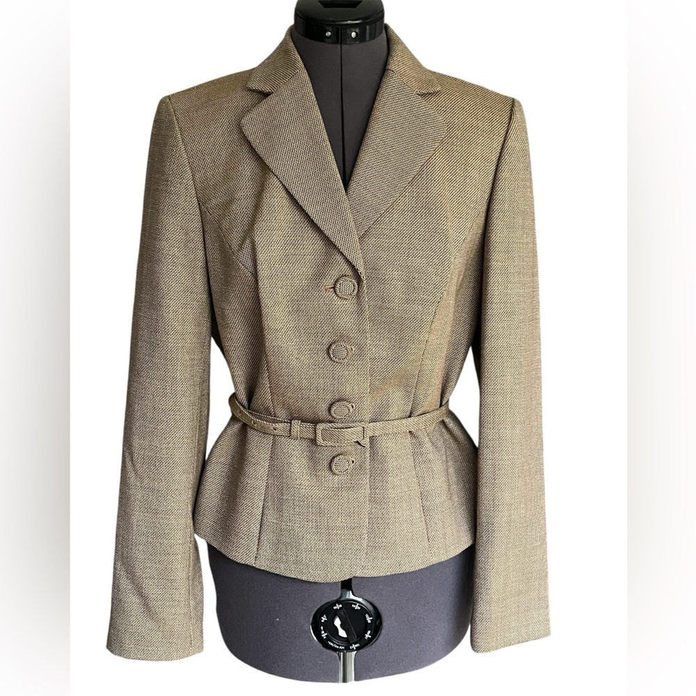LOFT Wool Blend Skirt Suit Set